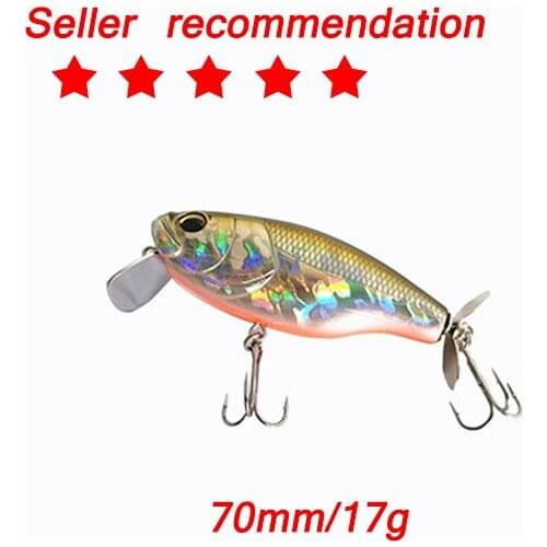 70mm/17g fishing Lure wobbler California bass Artificial Tackle realistic minnow crank bait water 3D eyes hard bait wave tractor