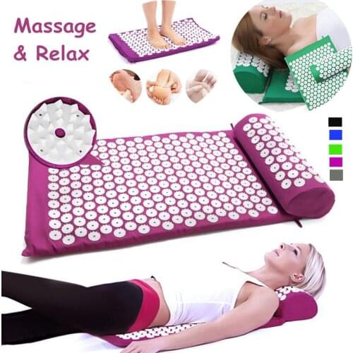 1/3PCS Yoga Mat Pranamat Eco Esteras Mata Do Akupresury Esterilla Yoga Deporte Do Cwiczen Tapis De Sport Fitness Mat Tapis