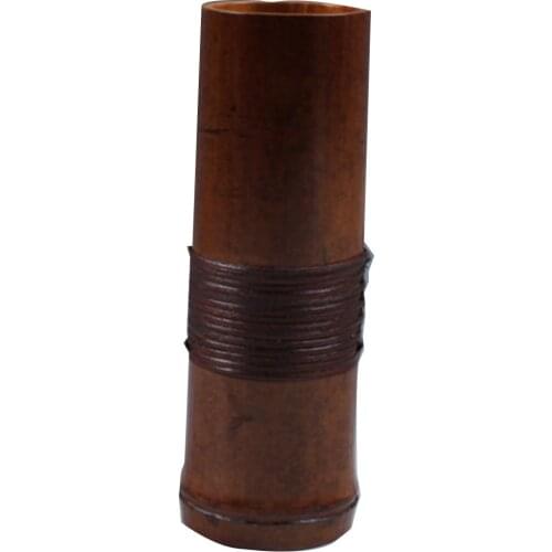 Flower arranging device bamboo tube winding branch dry flower tube bamboo weaving flower inserting Brunet model