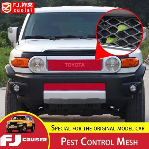 For Toyota FJ Cruiser Water Tank Insect-Proof Mesh FJ Cruiser Racing Grills Pest Control Mesh Stainless Steel Protective Parts
