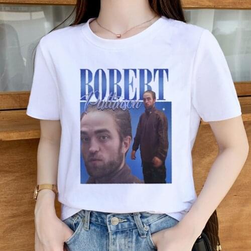 Robert Pattinson Standing Meme Top Shirt Summer Aesthetics Printed Graphic Short Sleeve Funny T Shirts Female Camisetas Mujer