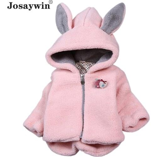 Winter Children Jacket Coat Baby Kids Boys Toddler Hooded Warm Autumn Parka Wool Fleece Fluffy Coat for Girls Rabbit Outerwear