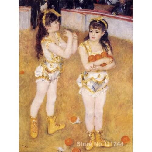 Acrobats at the Cirque Fernando Pierre Auguste Renoir famous paintings oil canvas reproduction High quality Hand painted