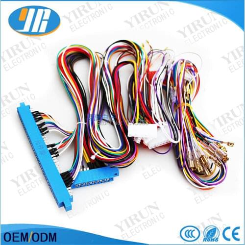 1PCS free shipping 10Pin 36Pin Jamma Harness Wire for Water Margin Arcade Red Board Casino Mega Games Machine