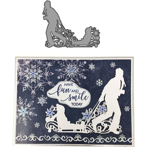 2019 New Arrival Santa Claus Metal Cutting Dies Embossing Scrapbooking Stencil Craft Cut Dies For DIY Card Handmade