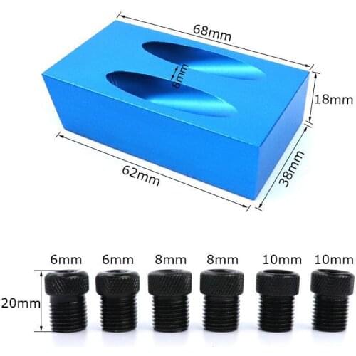 31pcs Oblique Hole Drill 15 Degree Angle Locator Bits Hole Jig Woodwork Guide Clamp Locator Set Kit Woodworking Hand Tools