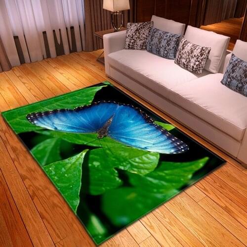 3D Cartoon Dream Butterfly printing Carpets for Living Room Bedroom Large Area Rug Kid Room play Floor Mat Child Game Big Carpet