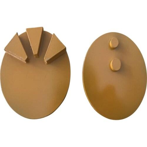 4 inch Diamond Grinding Concrete With Three Segments pads super Abrasive Tools With Two Pins Free Shipping