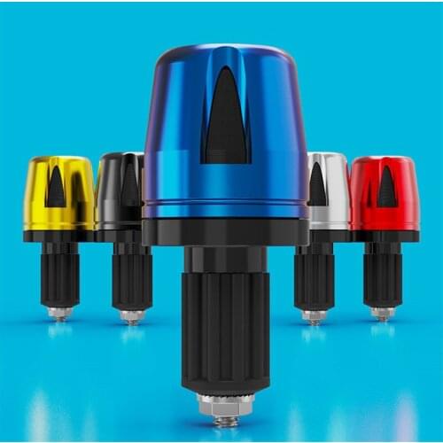 Motorcycle Accessories Colorful Moto Handlebar End Decal Motorbike Grip Sliders Cap Plugs Slider Scooter Decorations Universal