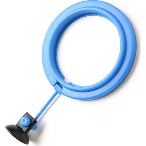 Aquarium Fish Tank Square/Circle Ring Feeder Feeding Station Float Floating Food L4MB