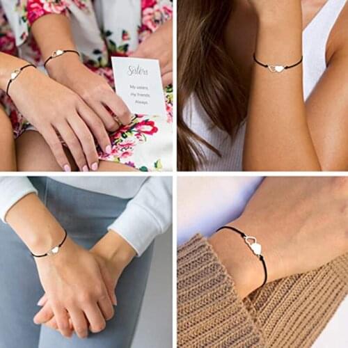 Promise Bracelet Friendship Gifts for Best Friend Mothers Day Matching Bracelets for Couples Sister Mom and Daughter