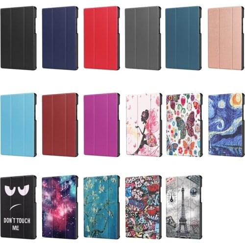 Caqa For Samsung Galaxy Tab A7 Lite Case SM-T220 SM-T225 8.7 inch Tablet Tri Fold Funda For Samsung Tab A7 Lite Cover 2021 Pen