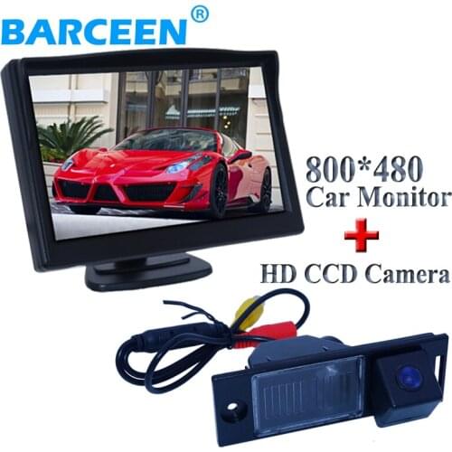 Black Superior set suitable for Hyundai IX35 2014 include 5" new arrival car monitor+ waterproof car rear view camera