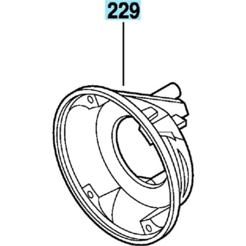 Air Deflector Ring for BOSCH GWS6-115 GWS500 GWS9-125CS GWS9-125CM GWS9-125CE GWS9-150C 1347 1347A GWS7-115 GWS650 1601328005