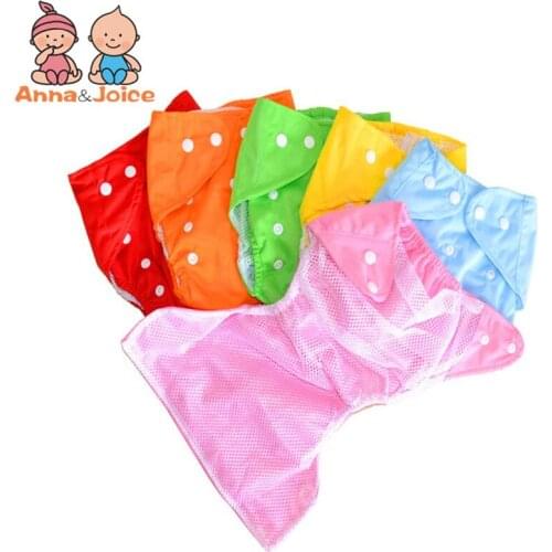 For Summer 5 Pcs/Lot Baby Clothes Fashion Adjustable Baby Diapers For 3-13 Kg
