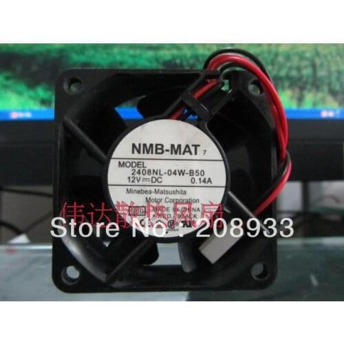 For Original NMB 6020 DC 12V DC 0.14A 2408NL-04W-B50