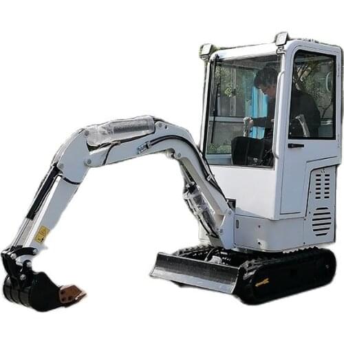 Hot!!!1.5 Ton Mini Track Crawler Small Excavator Micro Digger With Closed Cabin