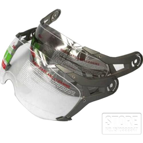 GXT 288 motorcycle Retro village HELMET VISOR men woman pu leather helmets VISOR SILVER TRANSPARENT FOR GXT HELMETS