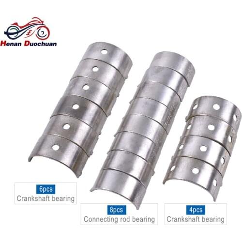 STD~1.0mm Con Rod Connecting Rod & Crankshaft Main Bearing Kit for Kawasaki Motorcycle ZXR250 ZXR 250 1990-1998 ZR250 ZR 250