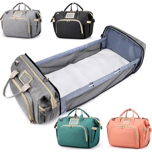 Fashion Diaper Mummy Maternity Nappy Bag Brand Large Capacity Baby Bag Waterproof Mom Dad Travel Bag Nursing Bag for Baby Care
