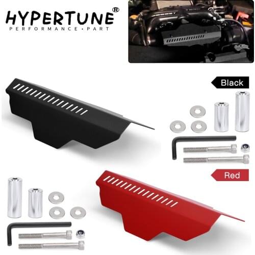 New High Quality Assurance Alternator Pulley & Belt Cover for Subaru WRX & STi 02-17 Red/Black