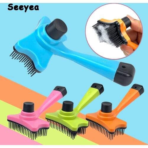 Pet Hair Deshedding Comb For Dog Grooming Comb Puppy Cat Kitten Faded Dog Comb Hair Brush Shedding Pet Grooming Supplies Seeyea