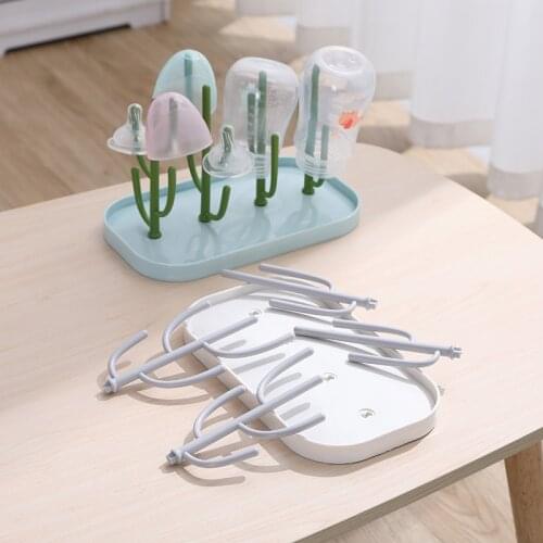 Storage Upside Down Storage Drain Rack Infant Bottle Drying Rack Kitchen Cactus Drinking Cup Wine Glass Household Holder