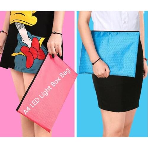 A4 LED light Tablet Pad Storage Bag,Tools,Diamond Painting Accessories,Diamond Embroidery Cross Stitch Home Storage Cute Gift