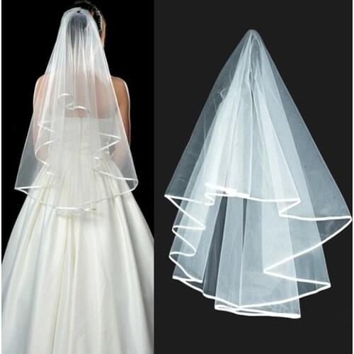 Ride Bridal Wedding Blusher Veils Decor Hair Accessories