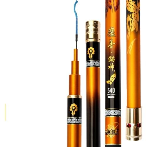 19 Tone Taiwan Fishing Rod 12H Super Hard Sturgeon Poles Black Pit Super Light Competition Sticks Power Hand Canne a Peche Pesca