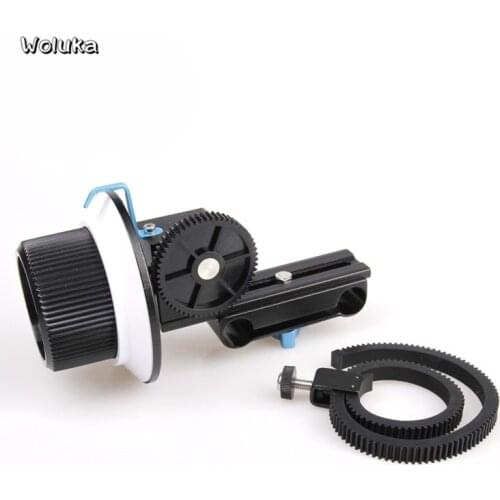 Accurate Focusing Follow Focus F1 with Gear Ring Belt for Canon Nikon Sony Lens DSLR Camera and Camcorder for 15mm Rod Rig T18