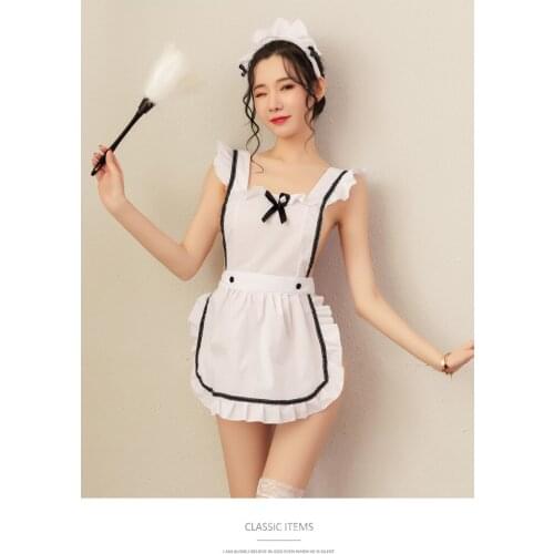Maid Uniform Temptation Sexy Lingerie Sexy Maid Uniform Sexy Underwear Suits Sexy Lingerie Cute Apron Type Maid