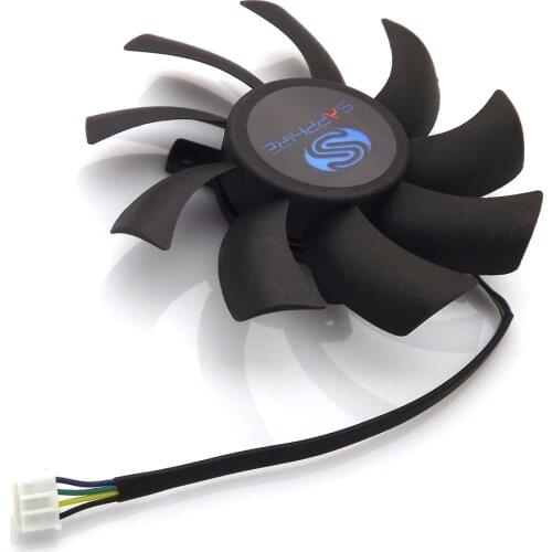 FS1280-AP184C 12V 0.3A 83mm 40*40*40mm For Sapphire HD7750 HD7770 Graphics / Video Card Cooling Fan