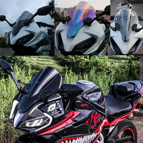 Windscreen For CFMOTO 250SR 250 SR 2019 2020 2021 Wind Screen Deflectors Windshield Smoke Iridium
