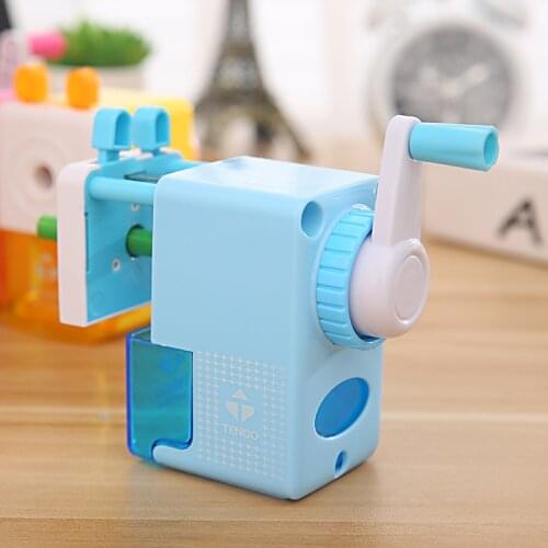 1 high quality pencil sharpener, safe manual mechanical pencil sharpener stationery office and school supplies