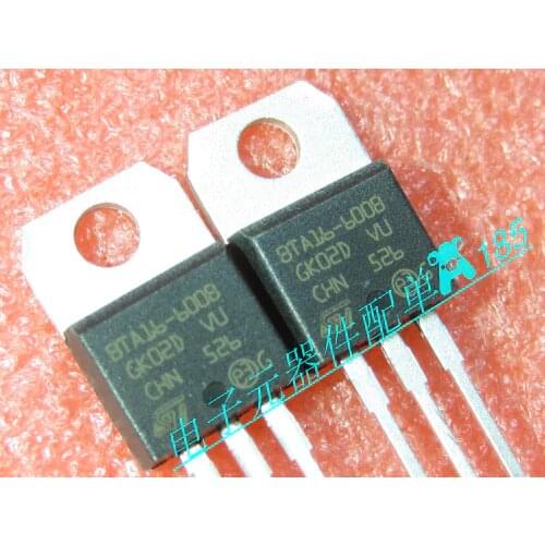 10pcs,BTA16,BTA16-600B BTA16-600 Triac 600V 16A