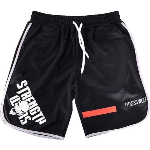 2020 Summer Men Fitness Shorts Sports Running Beach Shorts Mens Gym Shorts Bodybuilding Shorts M-5XL