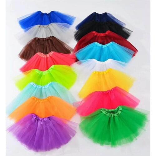 2021 Multicolor skirts, fashion baby and girl, tulle skirts, ballet, dance show skirts, wedding dresses, birthday party