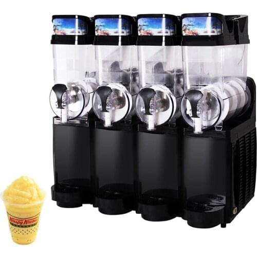 3 Tanks Snow Melting Machine Fruit Juice Dispenser Commercial Slush Ice Machine