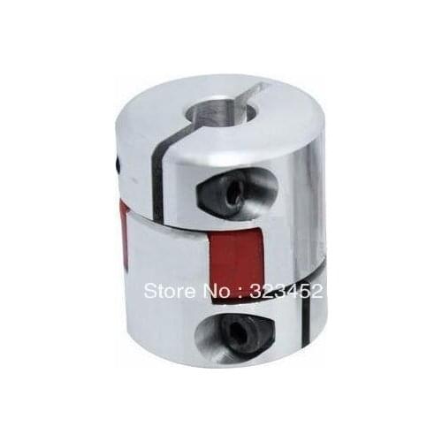 3pcs CNC Coupling Flexible 6.35x8mm D25L30 Jaw Spider Plum Coupling Shaft Coupler