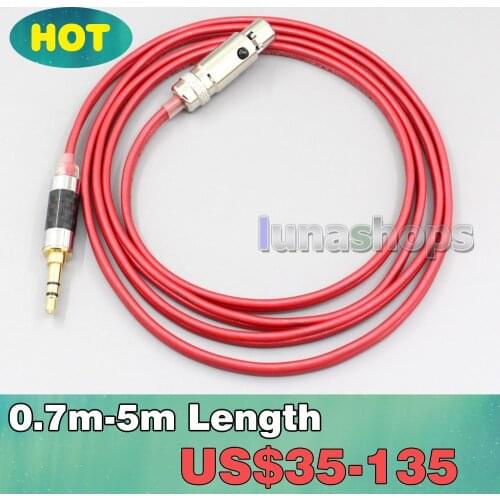 4.4mm XLR 2.5mm 99% Pure PCOCC Earphone Cable For AKG Q701 K702 K271 K272 K240 K141 K712 K181 K267 K712 Headphone LN006692