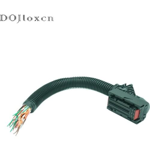 76 Hote Weichai/Xichai Autonomous Computer Board Autonomous ECU Wire Harness Plug For Jiefang J6 Auman Delong Gray Black Socket