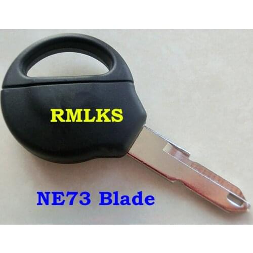 RMLKS Car Key shell Transponder Key Blank Case NE73 Blade Fit For Peugeot 206 207 Chip Key Fob