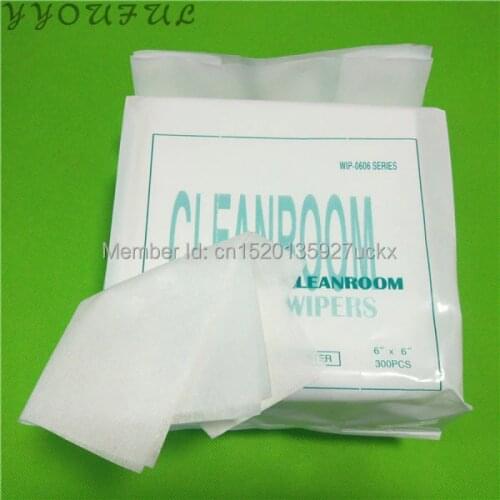 6''x6'' high quality cleanroom wipers for Epson Konica Xaar HP Spectra Polaris Brother printhead cleaning paper 300pcs/pack