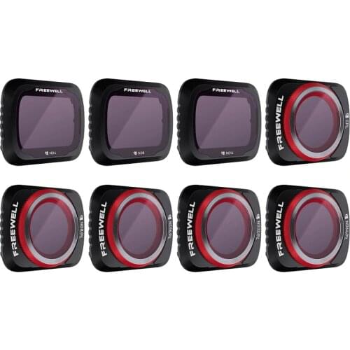 Freewell All Day - 4K Series - 8Pack Filters Compatible with Mavic Air 2 Drone