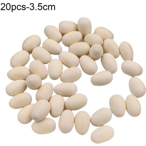 Natural Wood Simulation Eggs Manual Graffiti Painted Exercise DIY Creative Easter Egg dropship