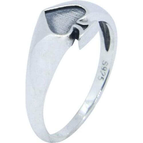 Size 6-10 Dropship 925 Sterling Silver Love Heart Ring Newest Lady Girls S925 Fashion Lovers Ring