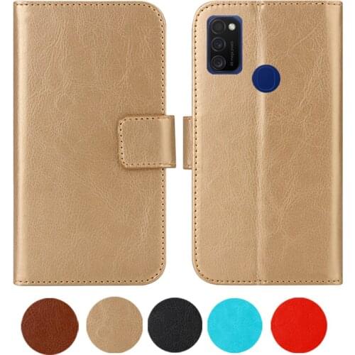 Leather Case For Samsung Galaxy M21 6.4" Flip Cover Skin Wallet Coque for Samsung M21 2020 Phone Cases Fundas Etui Bags Magnetic