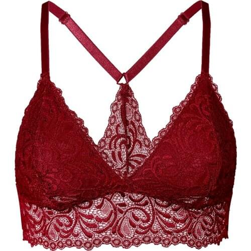 Lace Crop Top Women Sexy Bra Tops For Women Summer Solid Vest Lace Seamless Breathable Push Up Top Underwear Топ Без Бретелек