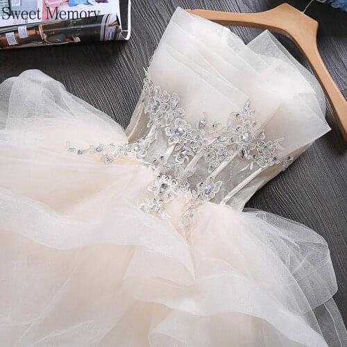 2021 Summer Women Dress Lady Girl Princess Bridesmaid Dresses Sleeveless Banquet Party Robe Short Ball Gown Sweet Meomory